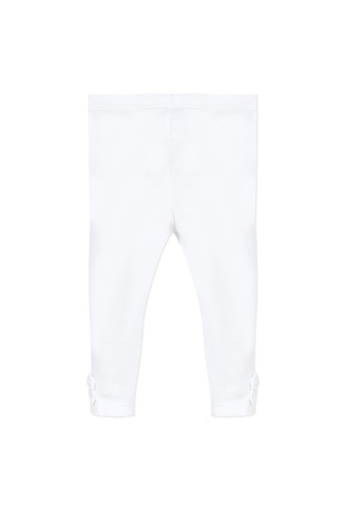 Legging bébé en jersey blanc bébé fille Absorba 2