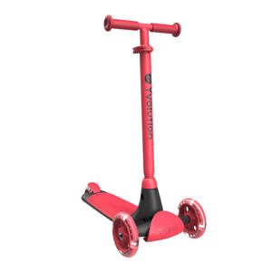 Trottinette Glider rouge roues lumineuses 1