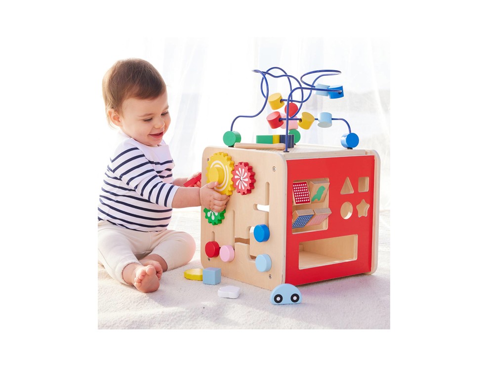 Cube géant multi activités en bois Oxybul 2
