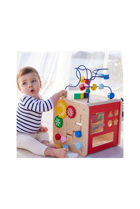 Cube géant multi activités en bois Oxybul