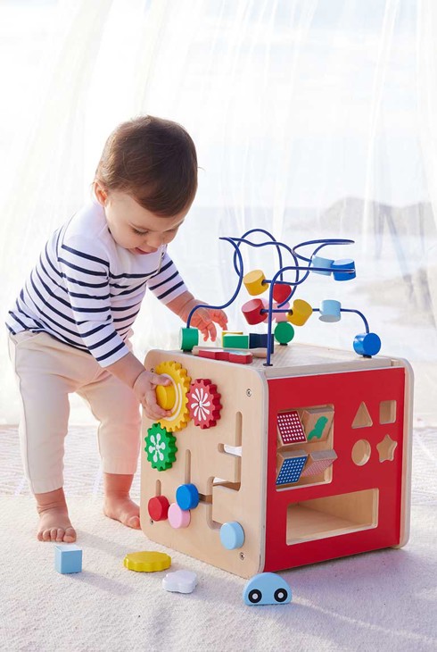 Cube géant multi activités en bois Oxybul 2