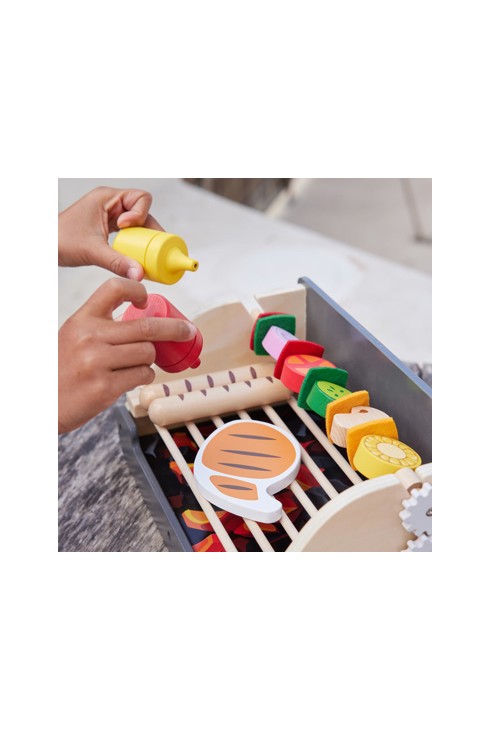 Barbecue en bois et ses accessoires Oxybul 2