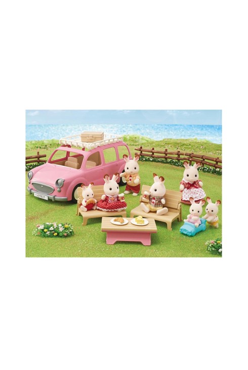 5535 Le monospace rose et set de pique-nique Sylvanian 2