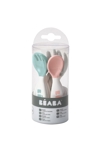 Lot de 6 cuillères ergonomiques et 4 fourchettes Beaba 1