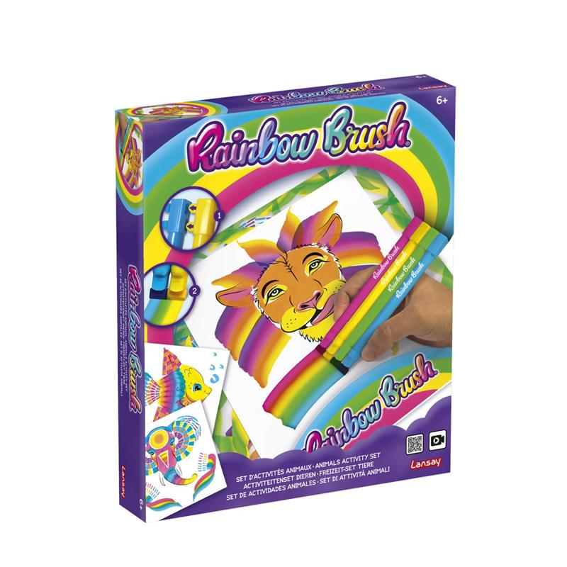 Lansay - Mes animaux colorés Rainbow Brush