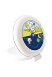 Veilleuse indicatrice de réveil nomade blanc Globe trotter Pabobo 2