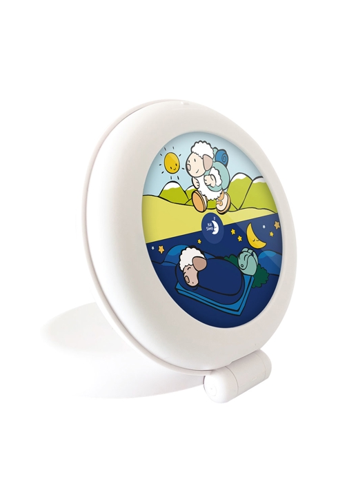 Veilleuse indicatrice de réveil nomade blanc Globe trotter Pabobo 2