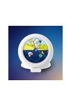 Veilleuse indicatrice de réveil nomade blanc Globe trotter Pabobo 3