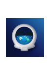 Veilleuse indicatrice de réveil nomade blanc Globe trotter Pabobo 4