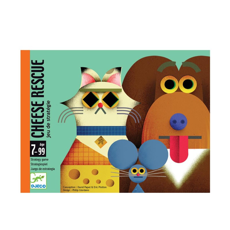 Jeu De Cartes Cheese Rescue Djeco Pour Enfant Des 7 Ans Oxybul Eveil Et Jeux