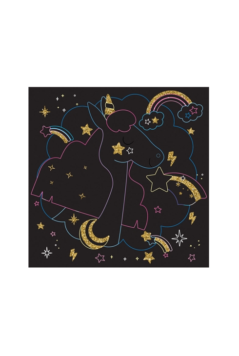 Pochette Cartes à gratter Licornes et chevaux - Gründ