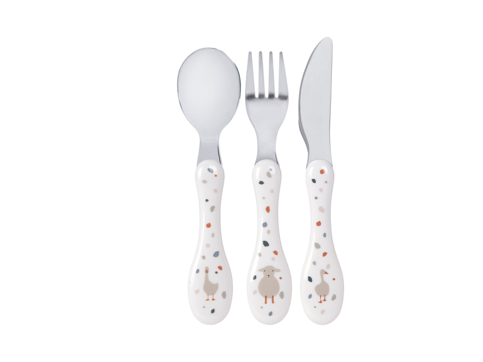 Set de couvert 3 pièces mouton Tiny Farmer Lässig 1