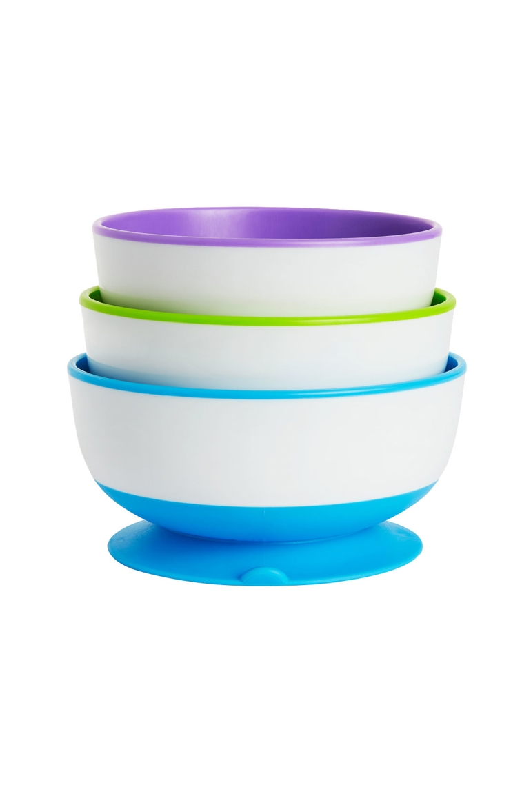 Lot de 3 bols avec ventouse Munchkin 1