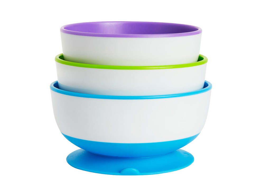 Lot de 3 bols avec ventouse Munchkin 1