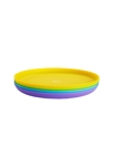 Lot de 4 assiettes multicolores Munchkin 1