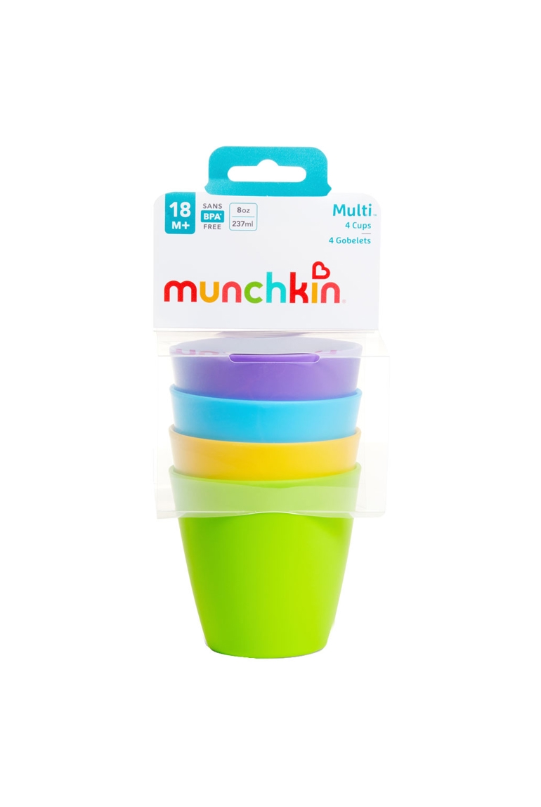 Lot de 4 verres multicolores Munchkin 1