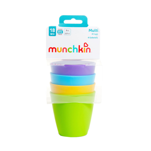 Lot de 4 verres multicolores Munchkin 1