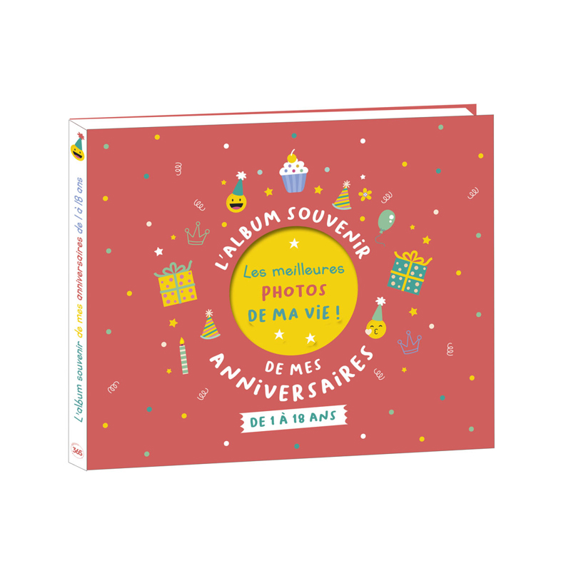 Livre L Album Souvenir Des Mes Anniversaires 365 Pour Enfant De 1 An A 12 Ans Oxybul Eveil Et Jeux