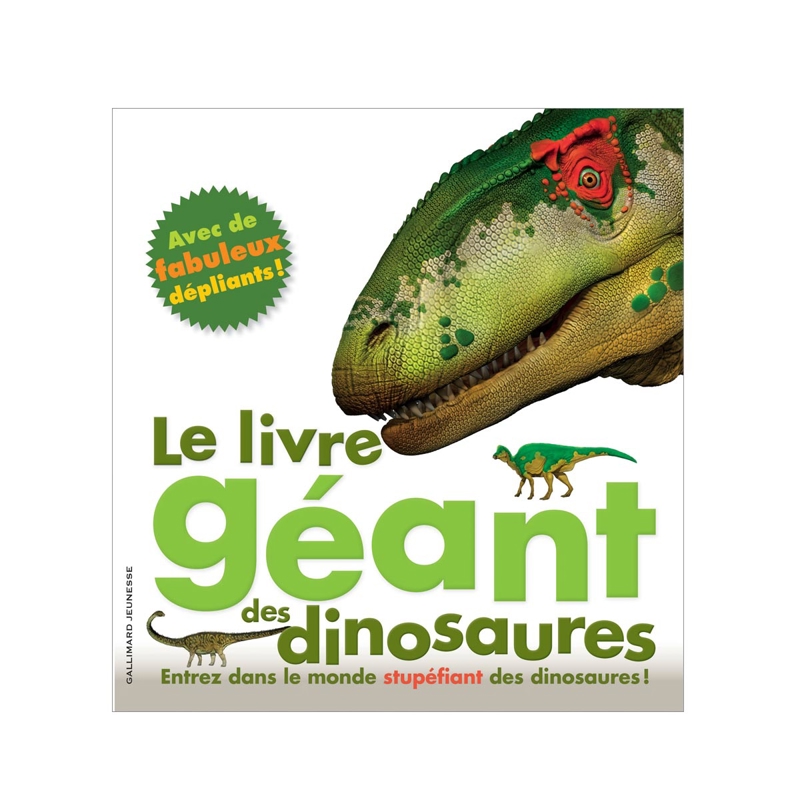 Gallimard Jeunesse - Livre Le livre géant des dinosaures - Gallimard Jeunesse - Mixte - De 6 ans à 9 ans