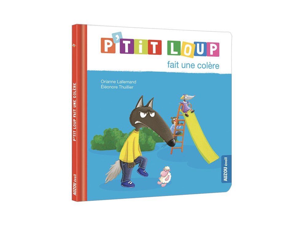 Livre P'tit loup fait une colère - Auzou 1