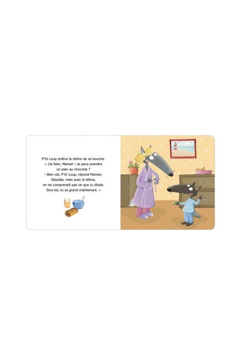 Livre P'tit loup n'a plus besoin de tétine - Auzou 2