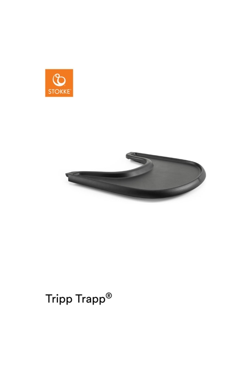 Plateau noir pour chaise haute Tripp Trapp Stokke 1