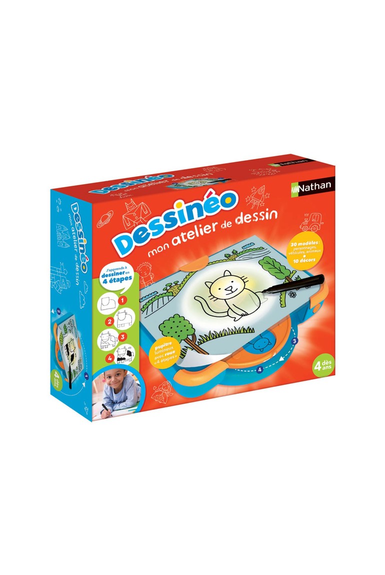Dessinéo Atelier de dessin pas à pas Nathan 1