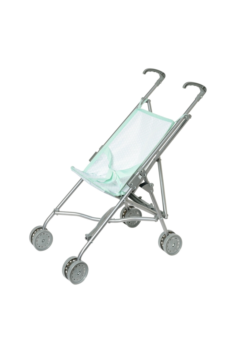 Poussette pour poupée vert d'eau Oxybul 1