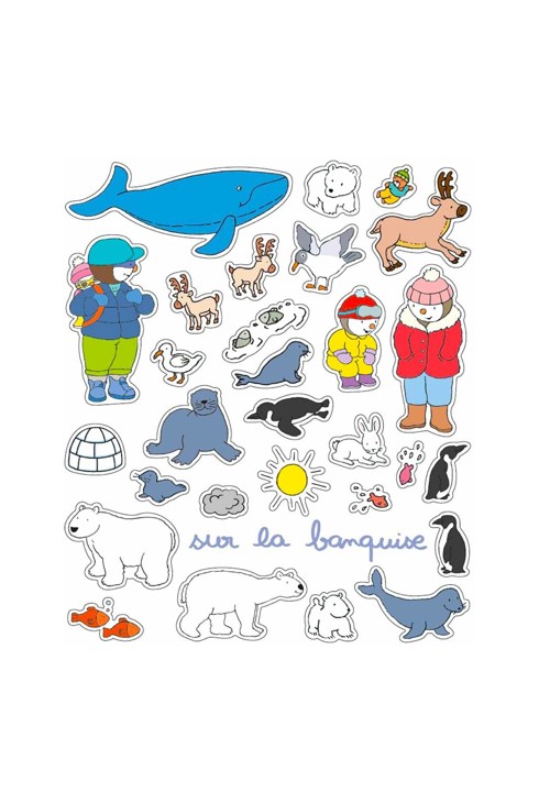 Livre T'Choupi Le grand cahier d'autocollants les animaux - Nathan Jeunesse