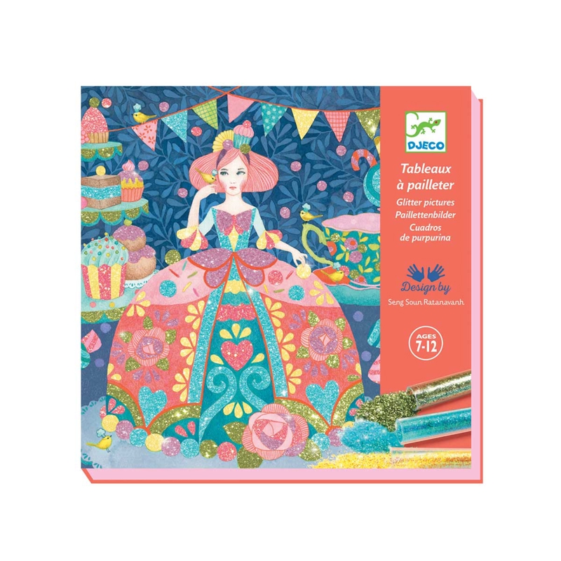 Djeco - Coffret Tableaux à pailleter Daydream