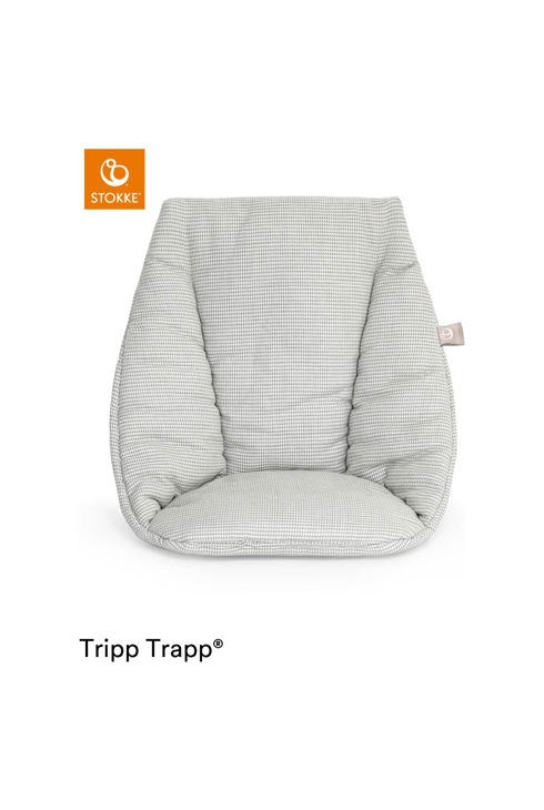 Coussin gris OCS coton biologique pour Babyset de la chaise haute Tripp Trapp Stokke 1