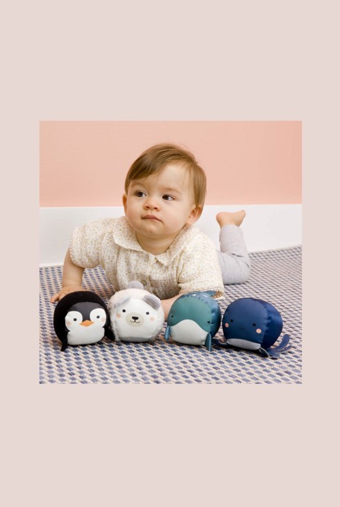 Coffret de 4 balles océan Dooballs Babytolove 2