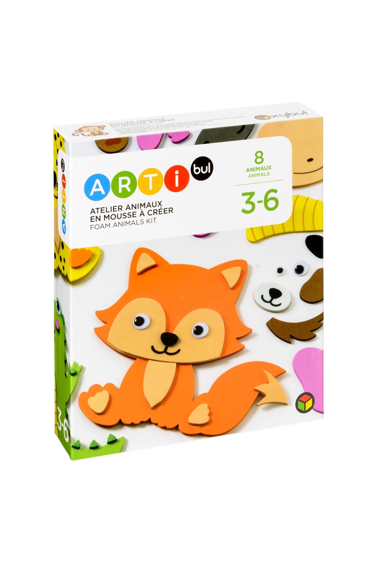 Atelier 8 animaux en mousse Oxybul 1