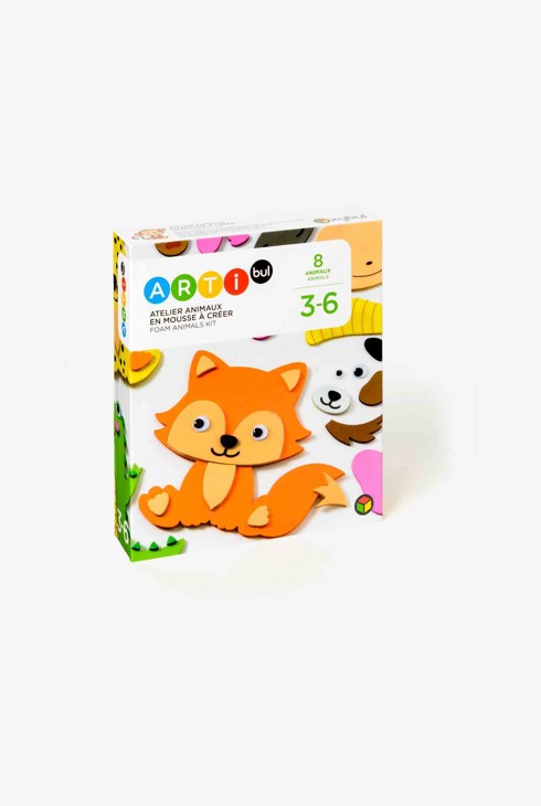 Atelier 8 animaux en mousse Oxybul 1