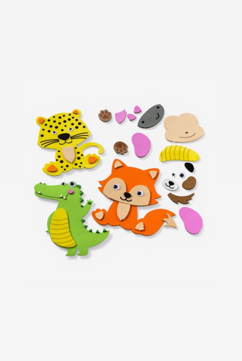 Atelier 8 animaux en mousse Oxybul 2