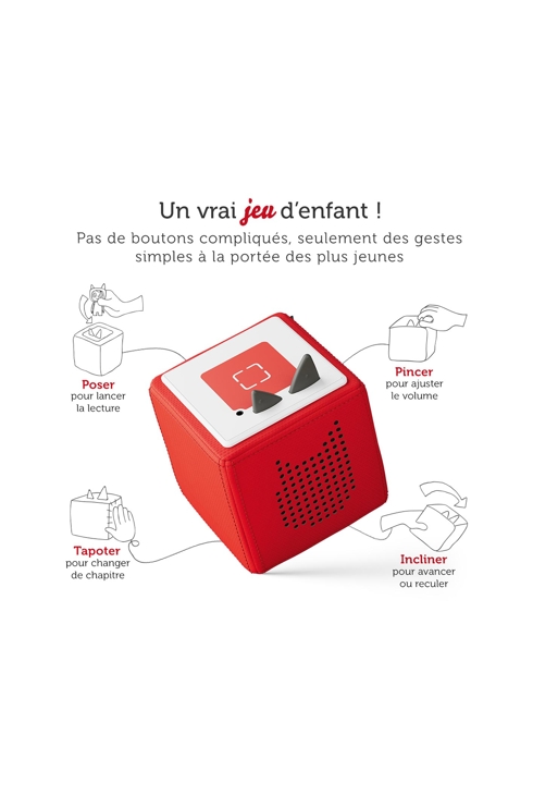 Conteuse Toniebox rouge mon premier coffret Tonies