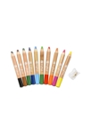 10 crayons des petits + taille crayons Oxybul 2