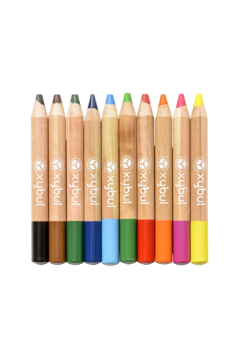10 crayons des petits + taille crayons Oxybul