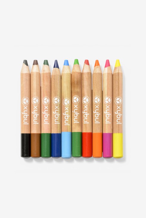 10 crayons des petits + taille crayons Oxybul