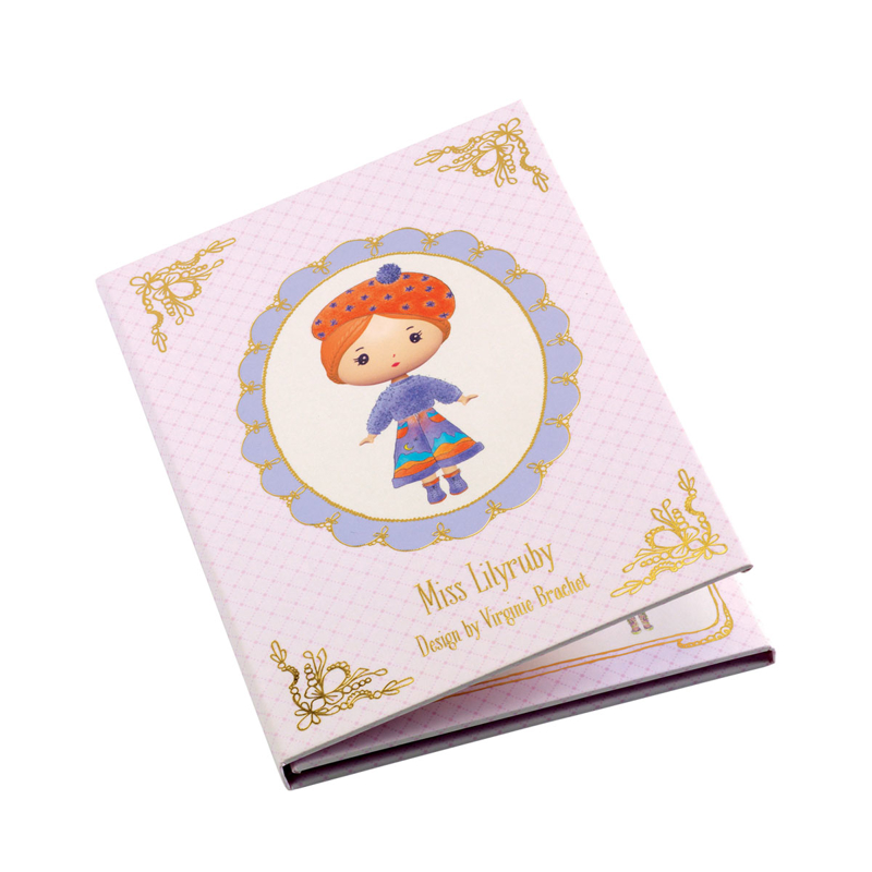 Djeco - Carnet de stickers Tinyly Miss Lilyruby