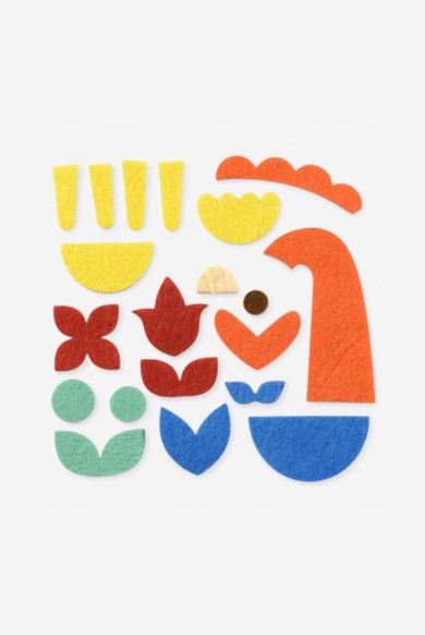 AILUYA Lot De 8 Mosaïques Enfants – Motifs Fleurs, Animaux, Insectes – Autocollants – 16,5 X 23,5 Cm – DIY éducatif