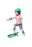 Groene skateboard lichtgevende wielen Oxybul 2