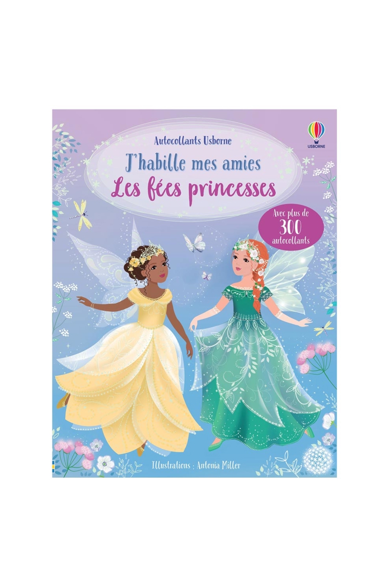 Livre Les fées princesses, j'habille mes amies - Usborne 1