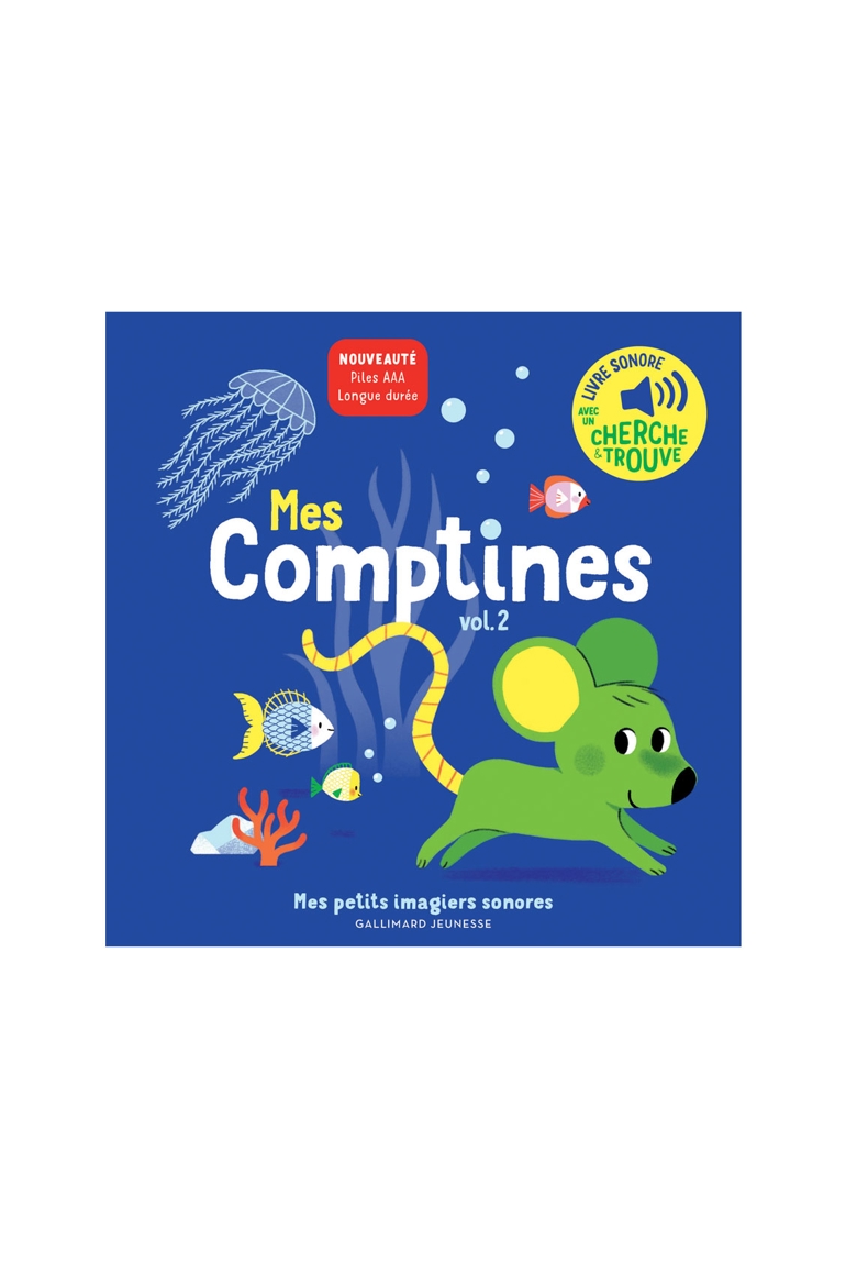 Livre sonore Mes comptines T2 - Gallimard Jeunesse 1