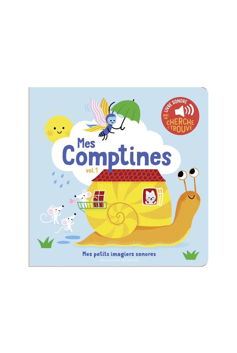 Livre Sonore mes comptines - Gallimard Jeunesse 1