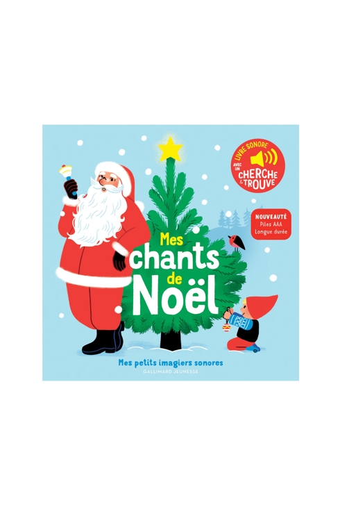 Livre sonore Mes chants de Noël - Gallimard Jeunesse 1