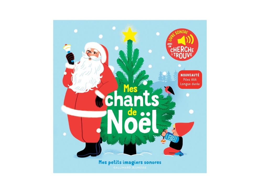 Livre sonore Mes chants de Noël - Gallimard Jeunesse 1