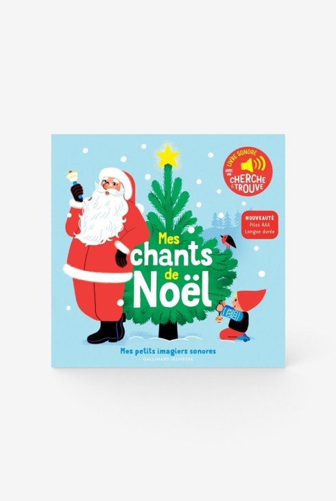 Livre sonore Mes chants de Noël - Gallimard Jeunesse 1