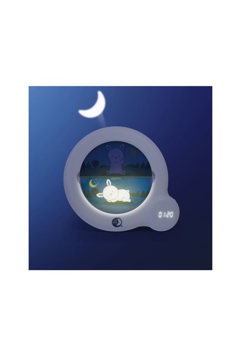 Veilleuse indicatrice de réveil Kid'Sleep Essential blanc Pabobo 2