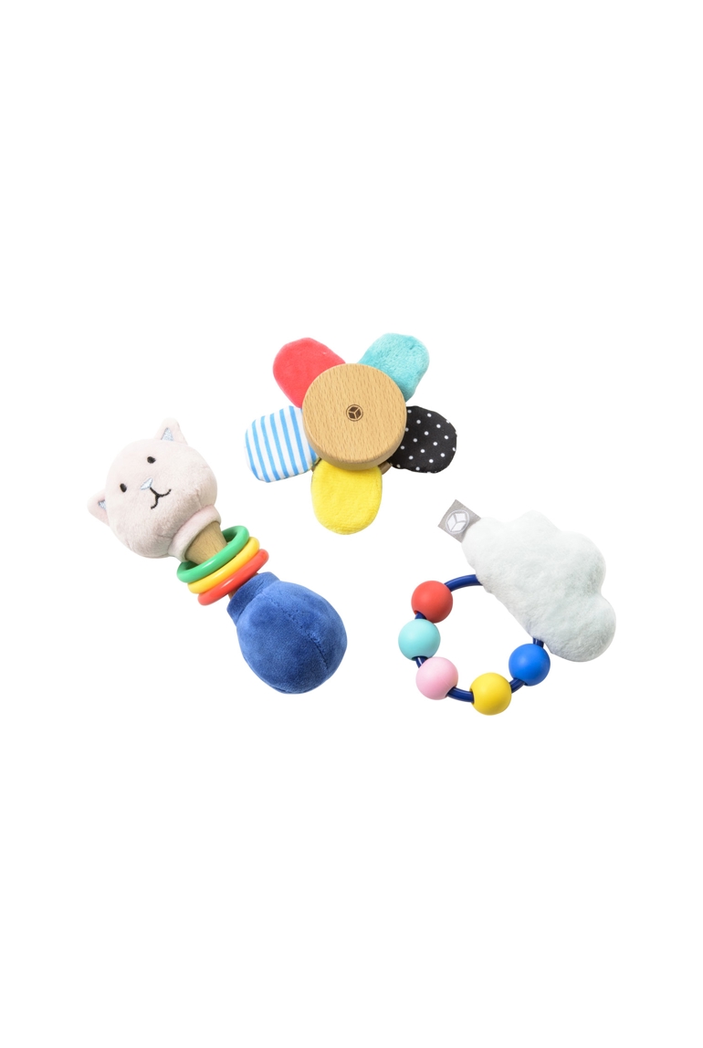 Coffret 3 hochets multi-sensoriels Oxybul 1